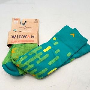 Wigwam Merino Wool socks tall snowboard ski Large M 9-12 W 10-13 USA